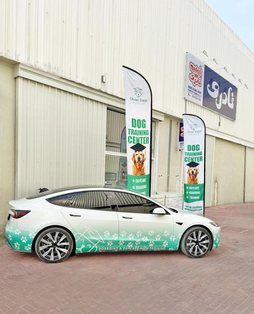 Modern dog training facility at Creekside Meydan in Dubai